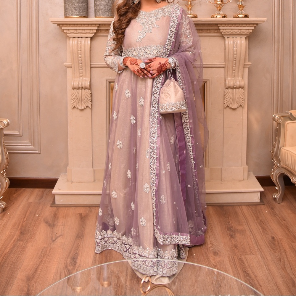 Zuria dor inspired purple maxi